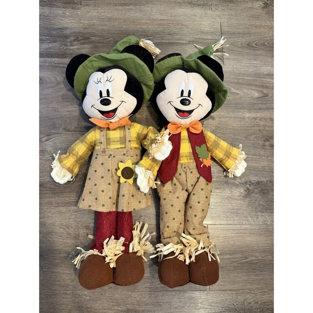 Disney Mickey & Minnie Mouse Fall Holiday Thanksgiving Decorations 24” Tall